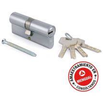 Cilindro Ezcurra DS-15 - Cromo mate. 70 mm. 35-35