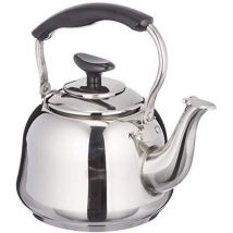 Bollitore Classic per 1 litro di acqua, altezza: 24,5 cm, diametro: 17 cm, in acciaio inox lucido, fondo capsule, per tutti i piani cottura, a