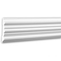Cimaise 151310 Profhome Moulure décorative design intemporel classique blanc 2 m