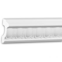 Cimaise 151330F Profhome Moulure décorative flexible design intemporel classique blanc 2 m