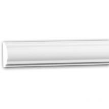 Cimaise 151379F Profhome Moulure décorative flexible style Néo-Classicisme blanc 2 m