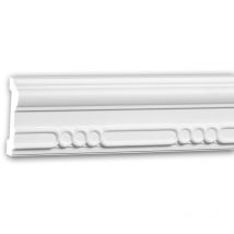Profhome Decor - Cimaise 151382 Profhome Moulure décorative Moulure frise style Néo-Empire blanc 2 m