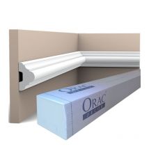 P4020 Cimaise murale Orac Decor - 5x3x200cm (h x p x l) - moulure décorative polyuréthane Carton 8 pièces