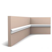PX201 Cimaise murale Orac Decor - 2,5x0,8x200cm (h x p x l) - moulure décorative polymère a l'unité