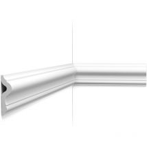 PX202 Cimaise murale Orac Decor - 7,5x2,0x200cm (h x p x l) - moulure décorative polymère Pack 2 pièces