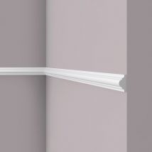 Cimaise NMC WL1 WALLSTYL Noel Marquet Profil de décoration design intemporel classique blanc 2 m