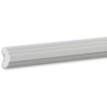 Profhome Decor - Cimaise Profhome 651810 Frise Moulure en stuc Moulure décorative design moderne blanc 2 m