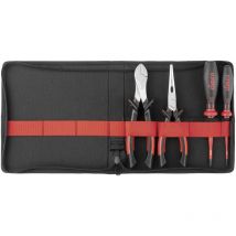Cimco - 104043 Werkzeugset vde, Elektriker in Tasche 4teilig