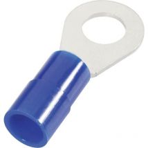 180034 Cosse à oeillet Section max.=2.50 mm² ø du trou=4.3 mm partiellement isolé bleu 1 pc(s) D28260 - Cimco