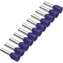 Cimco - 187508 Aderendhülse 1.5 mm² Teilisoliert Schwarz 500 St.