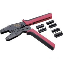Click 'n' crimp 106000 Kit di pinze a pressare 4 parti Capocorda isolato, Capocorda non isolato, Boccola - Cimco