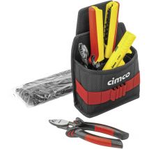 Cimco - Gürteltasche Solar inkl. 5 Tlg 170475 pour électricien, pour les artisans Ceinture porte-outils équipée 6 pièces C549502