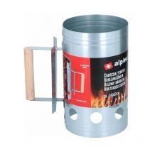 Edco - Ciminiera Accenditore di Carbone per Barbecue Accendino Grill Starter Carbonella