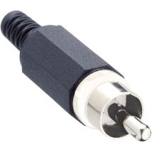 Xsto 1-wh Cinch-steckverbinder Stecker, Gerade Polzahl: 2 Weiß 1 St. - Lumberg