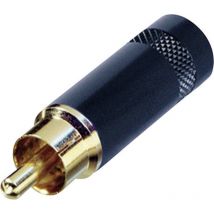 Av NYS352BG Cinch-Steckverbinder Stecker, gerade Polzahl: 2 Schwarz 1 St. - Rean