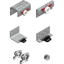 Cinetto - PS48 Beschlagset mit Stopper, HS23 mm, 2 flügelig