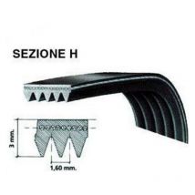 Cinghia lavatrice rigata poly v 1181 H7 indesit ariston 059721 lv 170