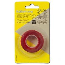 Kallstrong cinta adhesiva 2 caras 1,9x150 transparente blister