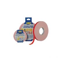 Espuma pe adhesiva doble cara blanca 19mm x 25m HPX DS1925