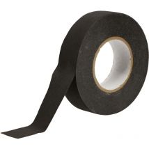 Cinta aislante de tela negra 25mx19mm