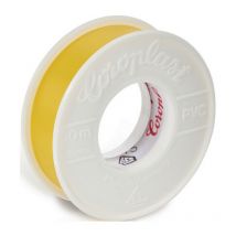 Coroplast - Cinta aislante eléctrica 302 amarilla L.10m An.15mm Rl. (Por 20)