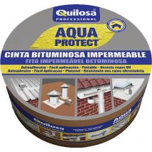 Quilosa - Cinta bituminosa impermeable - 10 m - 30 cm - Terracota