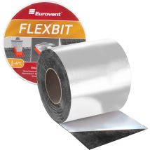 Cinta bituminosa flexbit 150 mm x 10 m aluminio