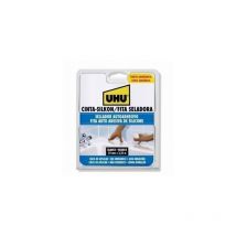 Cinta Cocina/Baño Selladora 3,35Mtx22 Mm Blanco Autoadhesivo Silkon UHU