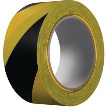 KIP - Cinta de advertencia Extra 339 pvc negro / amarillo L.33m An.50mm Rl.