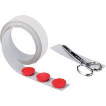 Cinta magnética - 5m - blanco, 35mm