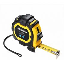 Monzana - Cinta métrica 3/5/7/10m de acero con Función de bloqueo Retorno automático y Clip para cinturón 3m