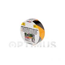 Cinta nastro adesivo riflettente prismatico 33 mt x 50 mm -- giallo nero catarifrangente