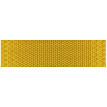 Cinta Nastro Adesivo Riflettente Prismatico 33 Mt X 50 Mm -- Giallo Catarifrangente