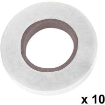 Saturnia - Ruban de reliure 11 x 0,15 mm. x 26 mètres Blanc (Pack 10 Rouleaux)