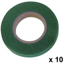 Saturnia - Ruban de reliure 11 x 0,15 mm. x 26 mètres Vert (Pack 10 Rouleaux)
