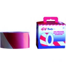 Cinta señalizacion 100mm 200mt cv tools bl/ro 1566c