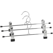 Cintre A Pantalons Avec Clips Reglables Pour Pantalons Et Jupes