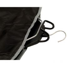 Cintre a vetements pvc avec housse Noir