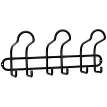Cintre Acier 3 Triple Crochets Noir Inofix