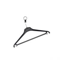Cintre antivol plastique noir - Lot de 20