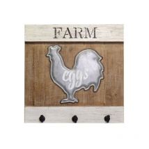 Cintre en bois poule 3 places cm40x40x7,5
