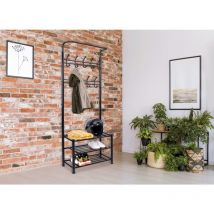 Cintre industriel Ramos pour le hall loft, noir