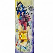 Cintre Jaune-Rouge-Bleu 46x125 cm