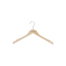 MONDEX - Cintre luxor princess plat naturel verni 41 cm