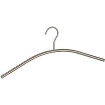 Cintre Métal pour vêtements légers, crochet rotatif, Steel - Wenko