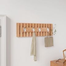 The Living Store - Cintre mural 42x8,5x14 cm Bois massif de noyer - Brun