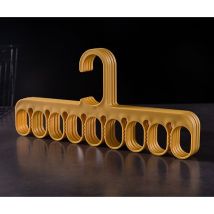 Cintre pour sous-vêtements, chaussettes/Organisateur de vêtements multifonctionnel - jaune