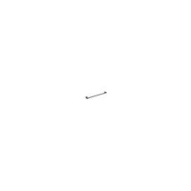 Cintre tube (50 cm) noir