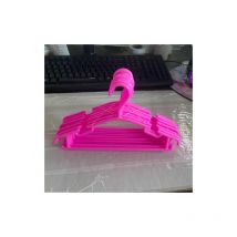 Cintres en plastique pour enfants Poteaux pour vêtements sur pantalons Cintres pour bébés et jeunes enfants monde rose (lot de 50)