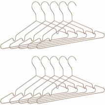 Lot de 10 cintres couleur rose doré